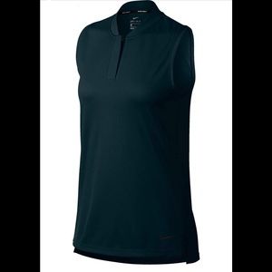 NIKE Women's Sleeveless Blade Dry Golf Polo